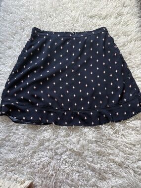 LOFT Mini Skirt with Pink Diamond Motif